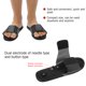 thumbnail image 4 of Zapatillas De Masaje, Zapatillas De Masaje De Alivio De Dolor De Electrodo Dual Portátiles, Sandalias De Reflexología Unisex Para El Pie Para Aliviar El Dolor De Piernas Y Pies Ecomeon no, 4 of 6