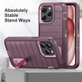thumbnail image 6 of Allytechgroup for iPhone 16 Pro Max Case, [Military Grade Drop Protection] Dropproof Heavy Duty Tough Rugged Shockproof Phone Case for iPhone 16 Pro Max, Purple, 6 of 7