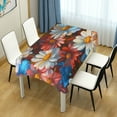 thumbnail image 4 of Yayeee Tablecloths 60" x 108" Rectangle Wrinkle Resistant Party Table Cover, Vibrant Floral, 4 of 8