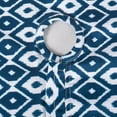 thumbnail image 5 of DII Blue Ikat Outdoor Tablecloth With Zipper, 60x84", 5 of 5