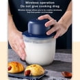 thumbnail image 2 of Wosthever Batidor de huevos eléctrico Batidor de crema automático Carga USB inalámbrica Pastel portátil Horneado rápido Dispositivo de agitación de Cocina y Comedor blanco 1 taza, 2 of 6