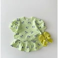 thumbnail image 2 of Cherry Skirt Puff Sleeve Set., 2 of 4