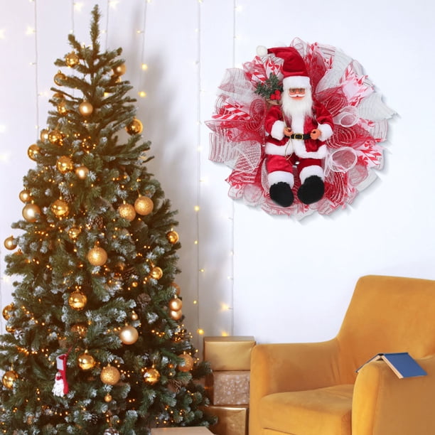 Coronas Navideñas Xihbxyly Decoraciones para Fiestas Navideñas