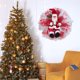 thumbnail image 2 of Guirnalda de luces navideñas de Papá Noel para otoño, bodas, cumpleaños, Halloween, Acción de Gracias, Navidad, decoración navideña de 20 pulgadas, 2 of 9