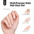 thumbnail image 4 of Gellen Nail Glue Gel for Fake Nails Tips, 1Pc 15g Solid Gel Nail Glue for Press ons Nails with 60ml Nail Glue Remover Set, 4 of 9