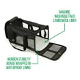 thumbnail image 3 of Sherpa Travel Original Deluxe Airline Approved Pet Carrier - Medium, Black Lattice Stitching, 3 of 10