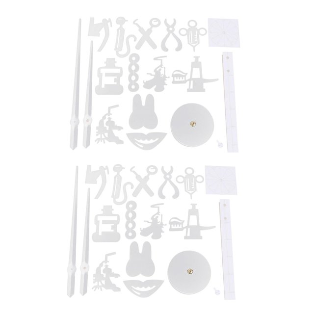 2x dentista Diy reloj gigante de pared Dental Doctor reloj de pared de gran tamaño espejo de aguja grande decoración de oficina D