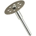 thumbnail image 2 of Dremel 545 7/8" Diamond Cut Off Wheel Rotary Tool Accessory for Brick, Concrete, Epoxies Porcelain, Ceramics and Marble, 2 of 3