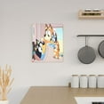 thumbnail image 7 of Saiise Bluey Frameless Wall Art for Home Decor,Modern Abstract Canvas Prints,High-Quality Artwork for Living Room, Bedroom, Office, and More,Ready to Hang, Vibrant Colors- 16"x20", 7 of 7
