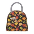 thumbnail image 1 of Disketp Colorful Maple Leaves Bolsa Térmica para Almuerzo, Lonchera con Abertura Amplia y Gran Capacidad, Organizador Reutilizable para Mujeres, Hombres y Adultos, 1 of 6