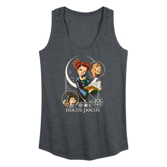 Hocus Pocus - Celestial Art Nouveau Women's Graphic Racerback Tank