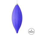 thumbnail image 2 of Vickerman M183266M 8 in. Purple Matte Line Finial Ornament  4 per Bag, 2 of 3
