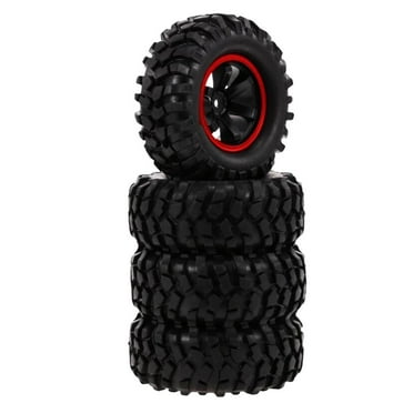 96mm Rubber Tires Tyres 1.9" Wheels For 1/10 RC Rock Crawler Car Parts