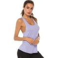 thumbnail image 2 of 2024 Summer Womens Tank Tops Women Sport Fitness Tank Athletic Undershirt Yoga T-Shirt Quick Dry Vest Summer sale, 2 of 8