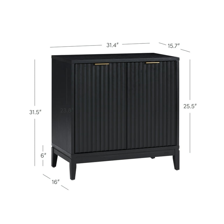 Nathan James 71804 Jasper Modern Sideboard Storage Accent Cabinet
