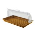 thumbnail image 1 of Cesta de pan tejido de ratán imitación, cesta de servicio de alimentos, contenedor de almacenamiento de alimentos multipropósito, cesta de servicio 53CMX33CMX26CM, 1 of 9