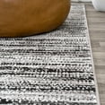 thumbnail image 5 of JONATHAN Y SILK ORCHID 5 x 8 Area Rug, Loom Strie - Black/Gray, SOR200C-5, 5 of 10