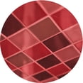 thumbnail image 1 of Ahgly Company Machine Washable Indoor Round Transitional Red Area Rugs, 4' Round, 1 of 7