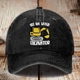 thumbnail image 2 of Baseball Caps for Kids Embroidered Distressed Style Boys Hat with Washable Finish and Adjustable Fit for Everyday Adventures Black, 2 of 3