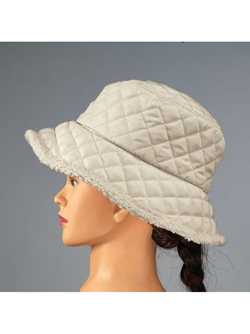 Reversible Sherpa Bucket Hat - 2-in-1 Sherpa Fleece  display picture 2