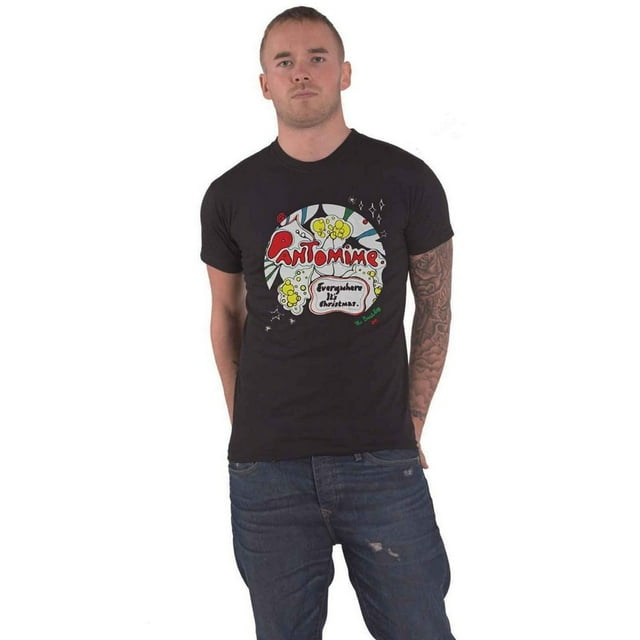 The Beatles Adult Pantomine Cotton Christmas T-Shirt