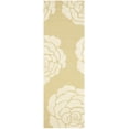 thumbnail image 2 of SAFAVIEH Cambridge Permelia Geometric Wool Runner Rug, Light Gold/Ivory, 2'6" x 8', 2 of 7