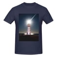 thumbnail image 4 of Bingfone Peggy'S Cove Lighthouse Men'S Loose Fit Short-Sleeve Pocket T-Shirt, 4 of 7
