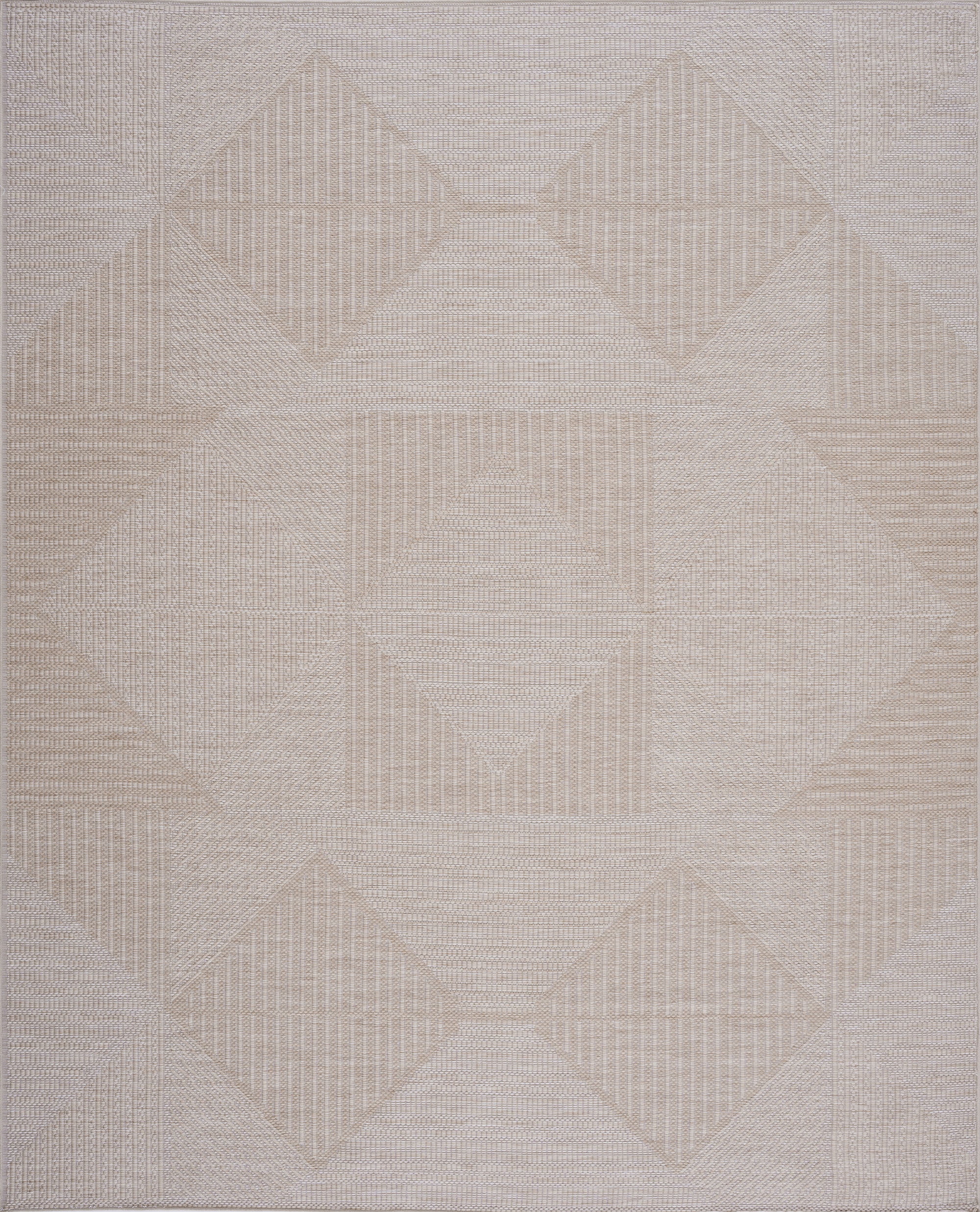 Bliss Rugs Bailey Transitional 5' x 7' Beige and Natural Indoor Outdoor Area Rug