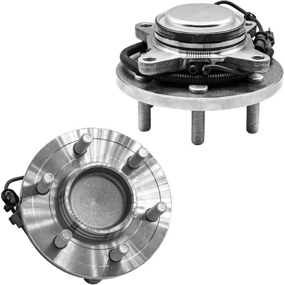 Detroit Axle - RWD Pair Front Wheel Bearing Hubs for 2018-20 Ford F-150 Expedition Lincoln Navigator, Replacement 2019 2020 Left & Right Wheel Bearing and Hubs Assembly Set, Pair Hubs