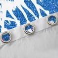 thumbnail image 4 of Homewish Girly Dreamy Dance Black Out Curtains,Bling Blue Glitter Curtains Pack of 2 (42x63 Each),Cheer Team Bedroom Curtains,Super Cozy Room Decor, 4 of 6