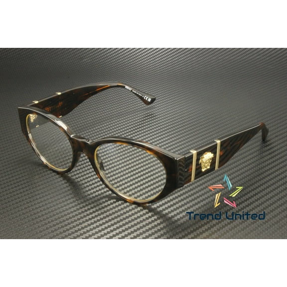 VERSACE VE3345 5429 Havana Clear 54 mm Women's Eyeglasses