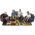 thumbnail image 4 of Carpets For Kids 11726 Toddler Alphabet Blocks - Nature 6 ft. x 9 ft. Rectangle Carpet, 4 of 5