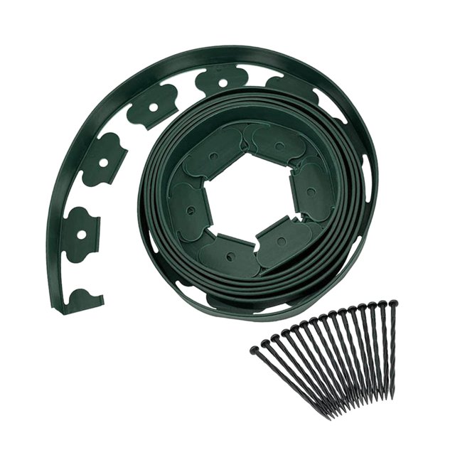 koolsoo Bordure de Paysage 16,4 Pieds Flexible Verte Multifonctionnelle 2 Pouces de Hauteur