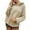 Khaki, variant on gakvbuo Women‘S Fashion Sweater Soild Trun-Down Collar Long Sleeve Tops Women'S Blouse