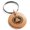 Rose, variant on Stainless Steel Triskelion Triple Horn of Odin Viking Engraved Small Medallion Circle Charm Keychain Keyring