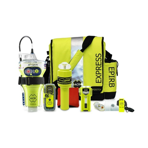 Acr 2357 Resqkit Pro Survival Kit Boating Safety Kit Ditch Kit EFlare & Personal Locator
