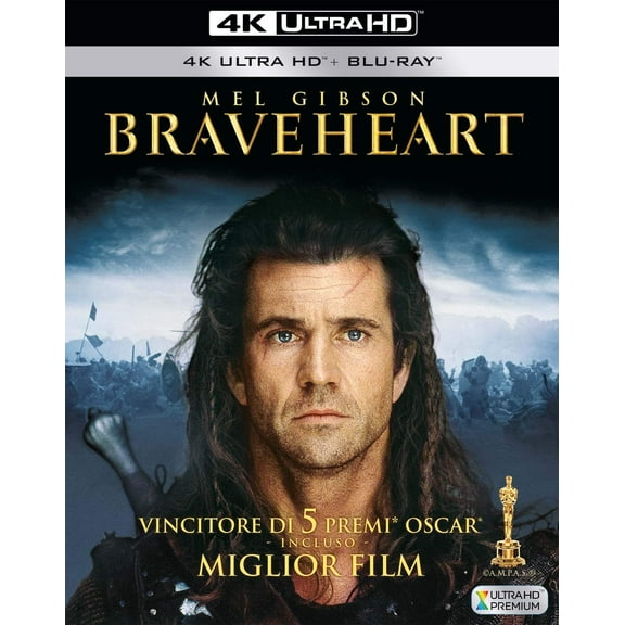 Braveheart (4K Ultra-HD   Blu-Ray) (4K Ultra HD) Mel Gibson Sophie Marceau Brendan Gleeson