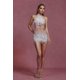thumbnail image 3 of Vestido Bellabarnetten Ignacia sin mangas, gargantilla con lentejuelas y perlas, 3 of 7