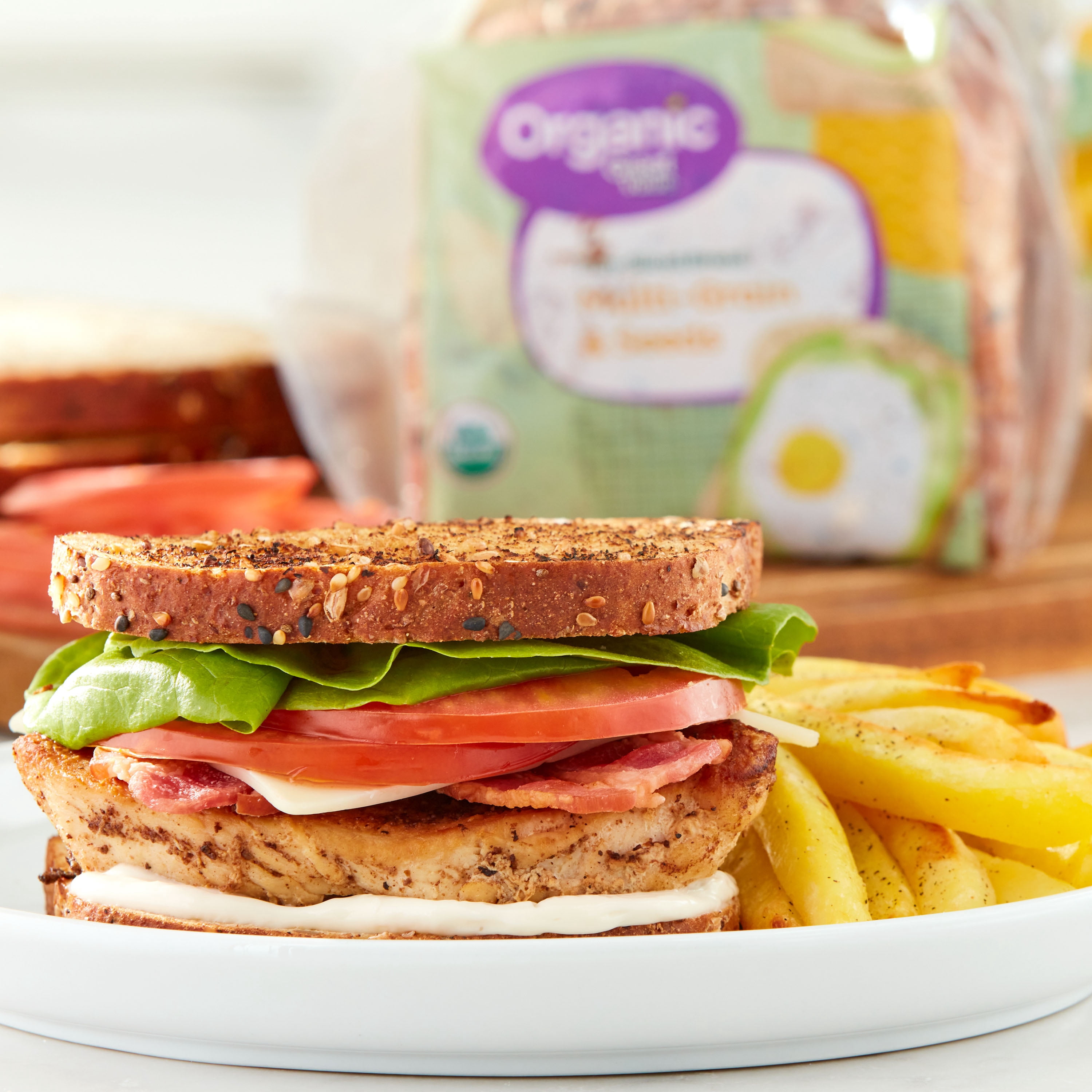 Great Value Organic Multi-Grain & Seeds Thin-Sliced Bread, 20 oz