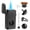 Grey, variant on All in One Triple Jet Flame Butane Torch Lighter Built-In Cutter, Cutter V Cut, Punch, Holder Function, Draw Enhancer Tool, Refillable And Adjustable Windproof Lighter. (Sold Without Gas)
