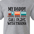 thumbnail image 4 of Inktastic Daddy Still Plays With Trains Youth T-Shirt, 4 of 5