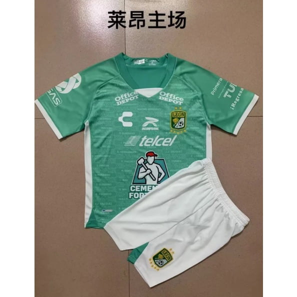 2022 2023 Leon Home Away Traje Para Niños Adultos Camiseta De Fútbol top + shorts Club F.Cpangjing
