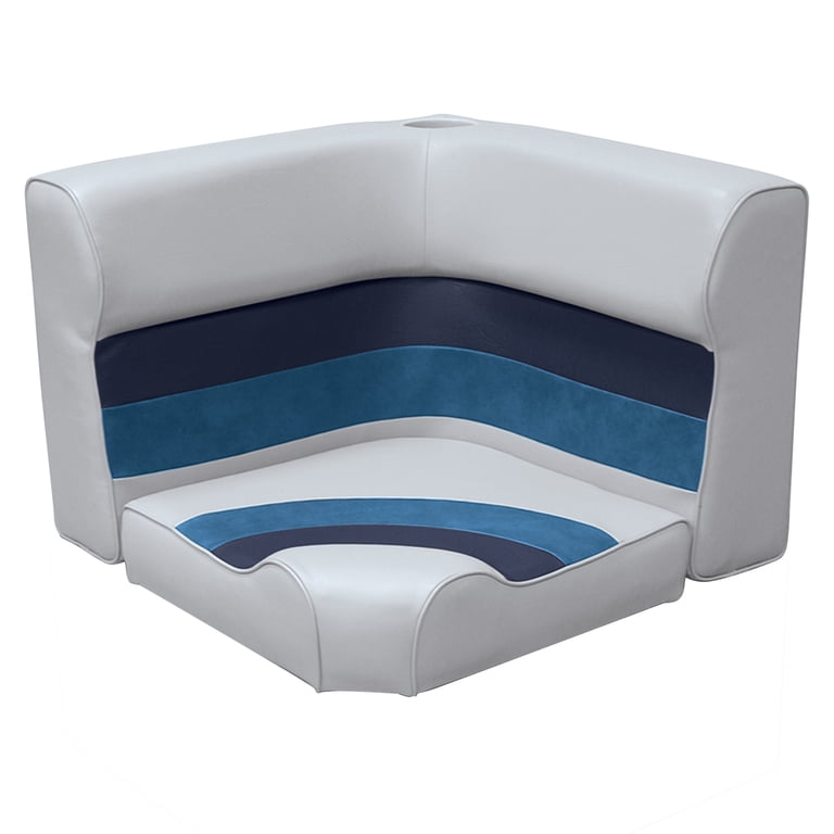 Wise 8WD133-1011 Deluxe Series Pontoon Radius Corner Lounge Seat