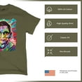 thumbnail image 4 of Tee Hunt Dean Russo Ruth Bader Ginsburg T-Shirt Pop Culture Icon RBG Men's Tee, Military Green, 4X-Large, 4 of 5
