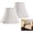 Beige Oatmeal Linen, variant on Bell Lamp Shade Set of 1 Medium Square Cut Corner,6.5" x 13.2" x 10.6" (Spider) Dark Beige Fabric Lamp Shades for Table and Floor Lamps,Octagonal Lampshades Replac Bedroom,Easy Assembly