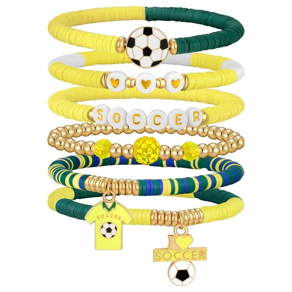 Set de pulseras doubgood fan de la Copa Mundial de Fútbol 2026