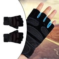 thumbnail image 1 of Weight Lifting Glove Workout Wrist Wrap Exercise Gym , , Powerlifting, Cycling - L L, 1 of 10