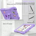 thumbnail image 4 of ELEHOLD Kids Case for Apple iPad Air 11/Pro11 2024/Pro 11 4th/3rd/2nd/1st/Air4 10.9/Air5/iPad 10th with Kickstand Soft EVA Rugged Shockproof Anti-Scratch Cover with Detachable Strap,Lightpurple, 4 of 7