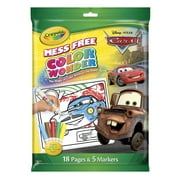 Crayola 18-Page Disney Cars Drift Color Wonder Coloring Pad and 5 Color Wonder Markers