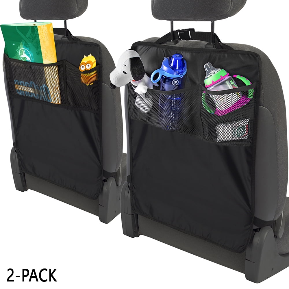 Car Seat PROTECTOR ORGANIZER KICK BACK MAT Kids Toddler Drink Cup Storage BABY 
